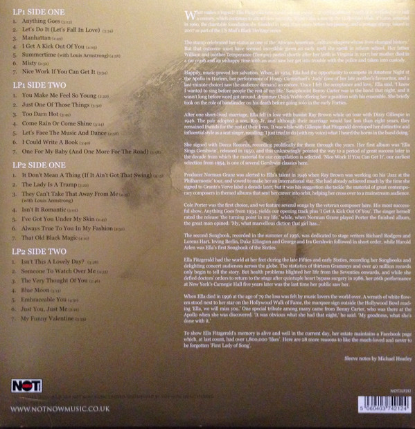 Fitzgerald, Ella Gold: The Original Classics Not Now Music vinyl record