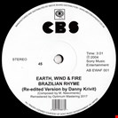 Earth Wind & Fire Brazilian Rhyme / Runnin' CBS