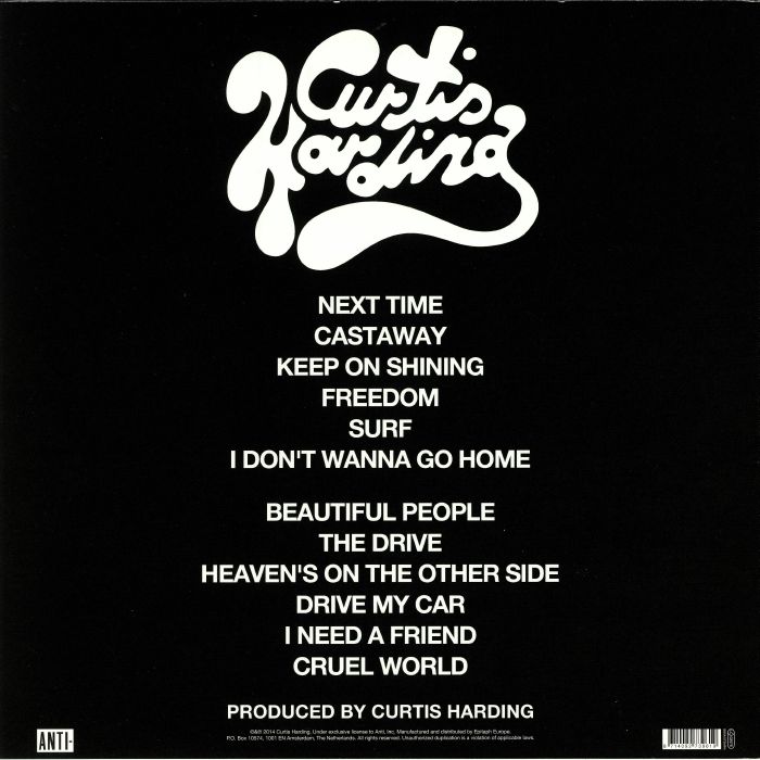 Curtis Harding Soul Power Burger Records Vinyl Record global groove