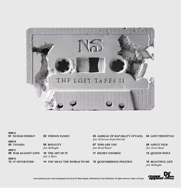 Nas The Lost Tapes II AAA Recordings vinyl record