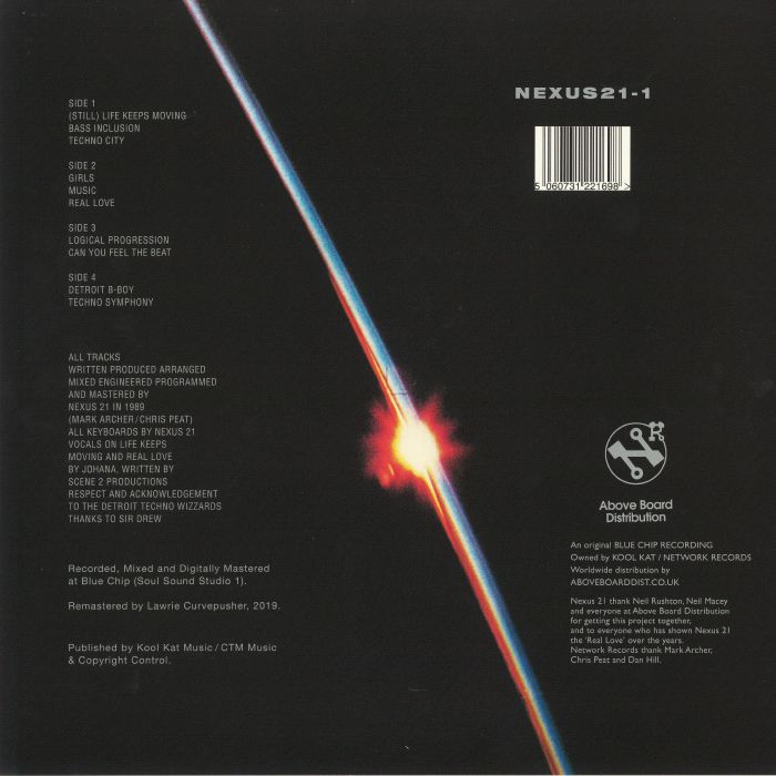 Nexus 21 The Rhythm Of Life Blue Chip vinyl record