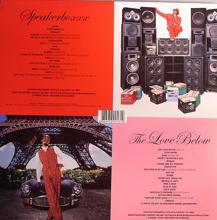 Outkast Speakerboxxx / The Love Below Arista vinyl record
