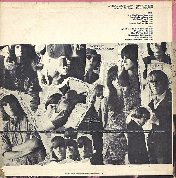 Jefferson Airplane Surrealistic Pillow We Are Vinyl Record